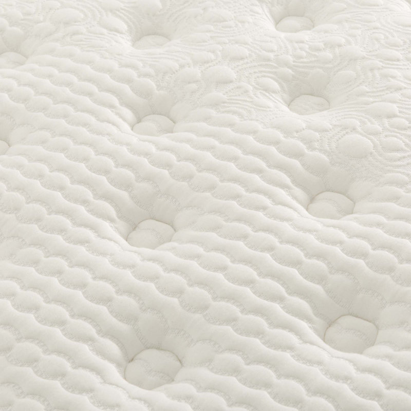 Matelas hybride moelleux de 14 po, mousse à mémoire de forme gélifiée Euro et matelas à ressorts ensachés, technologie de refroidissement, transfert à faible mouvement