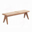 Banc en rotin sans dossier