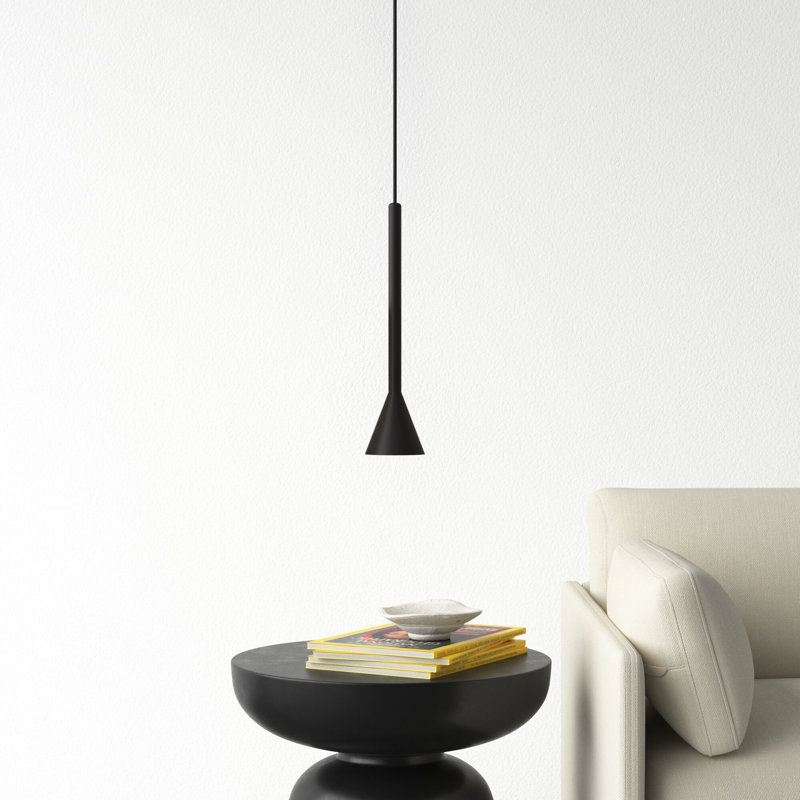 Tyrus 1 - Light Matte Black Single Pendant