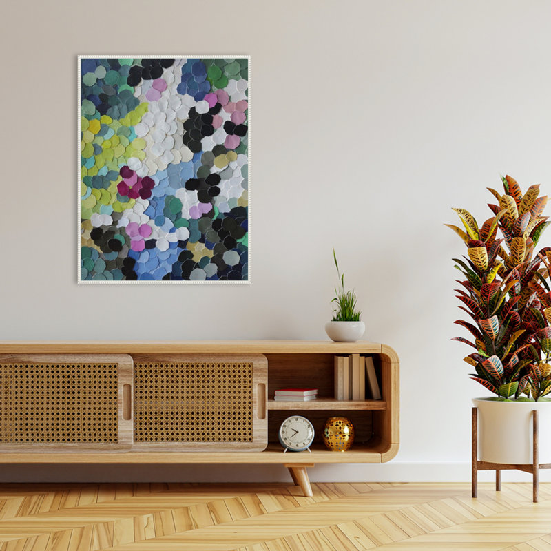 «Walking traverse Waddesdon Gardens» par Coco Good, reproduction d'art sur toile encadrée, H 42 po x l 32 po