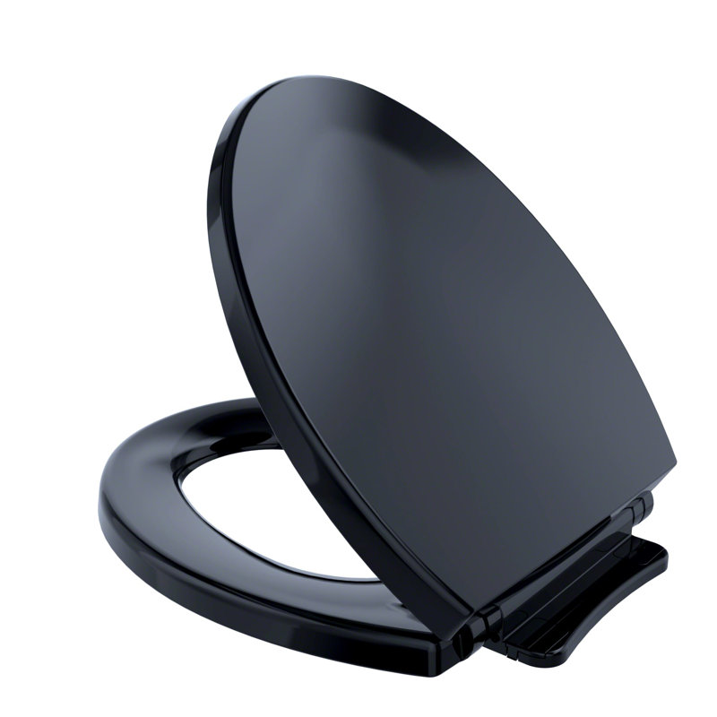 Siège de toilette rond à fermeture lente TOTO® SoftClose®, ébène, Ébène