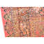 Tapis rose et bleu marine de haute qualité noué à la main