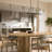 Reines 6-Light Matte Black Linear Chandelier-127380279
