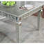 Table de salle à manger argentée W