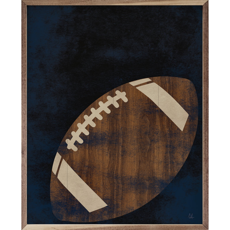«Football Wood» par Sarah Adams, H 20 po x l 16 po