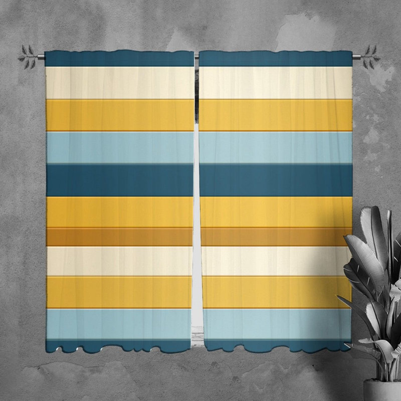 Paire de rideaux obscurcissant en polyester Veldia, L 20 po x L 61 po