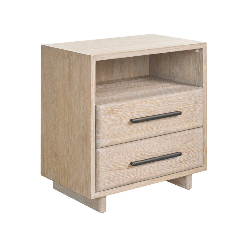Modern 2 - Drawer Nightstand, Gray
