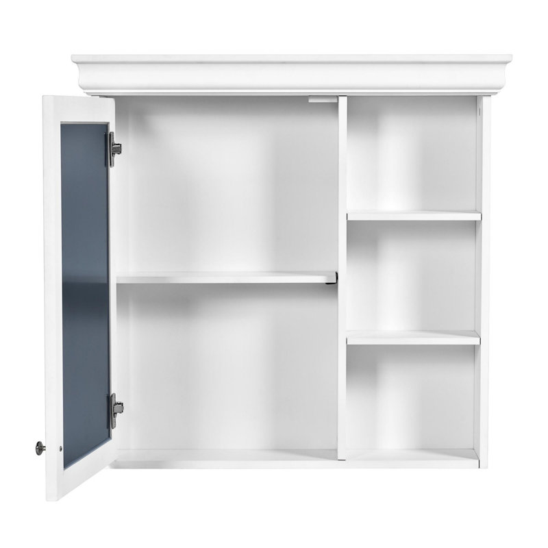 Pharmacie, armoire à miroir murale, Blanc