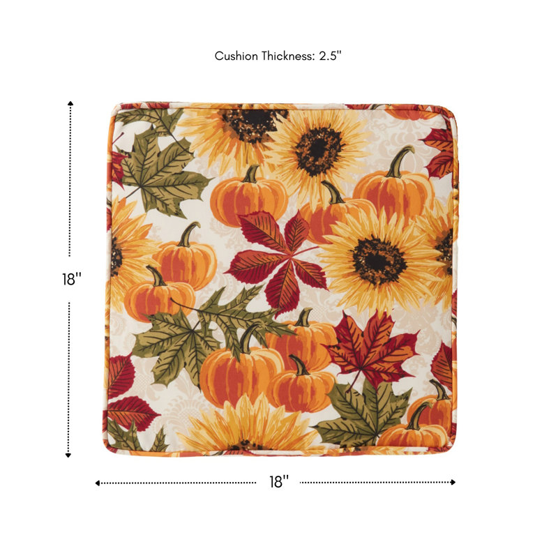 Coussin de chaise de salle à manger d'extérieur, Marisol