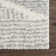 Gala Southwestern Shaggy Plush Grey/Beige/Cream Area Rug