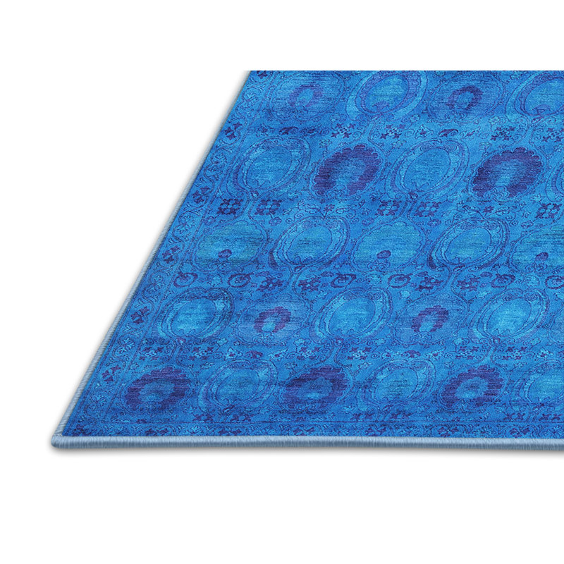 Tapis oriental bleu, Rectangle 8 pi x 12 pi