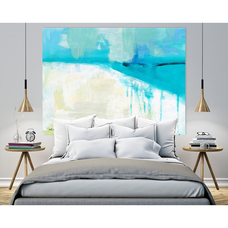 « côtier blues i », reproduction sur toile tendue