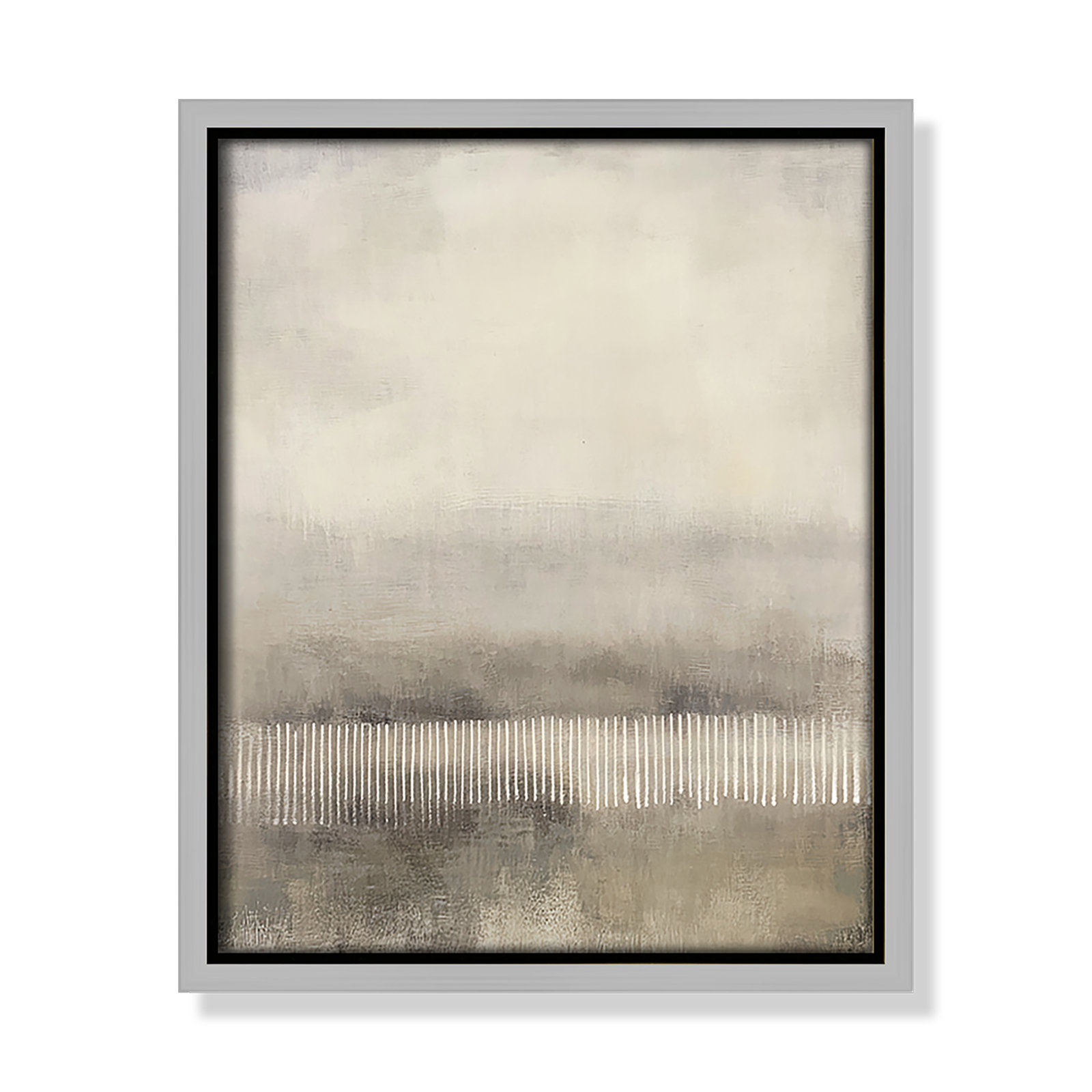 Balanced Silence I Print by Irena Orlov, 11.5" H x 9.5" W, Silver Floater