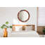 Huldar Glass Flat Wall Mirror