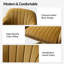 Chaise de travail en velours Adan-911968071