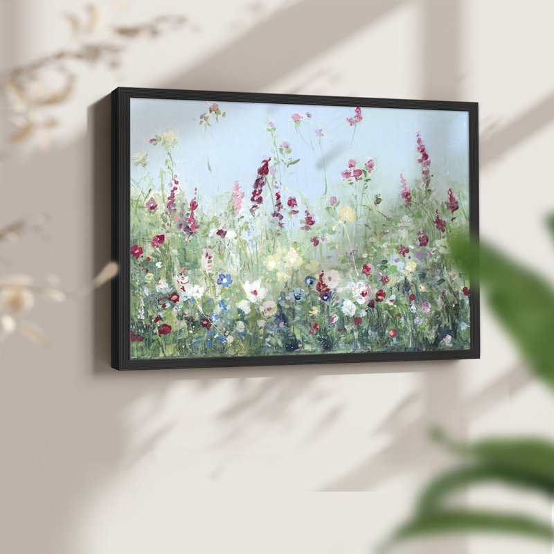 Sweet Summer Meadow -Framed Print - Restickable
