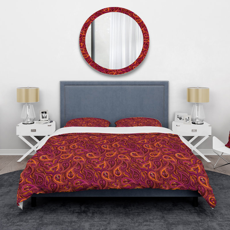 Piyush Microfiber Duvet Cover Set, King Duvet Cover + 2 King Shams