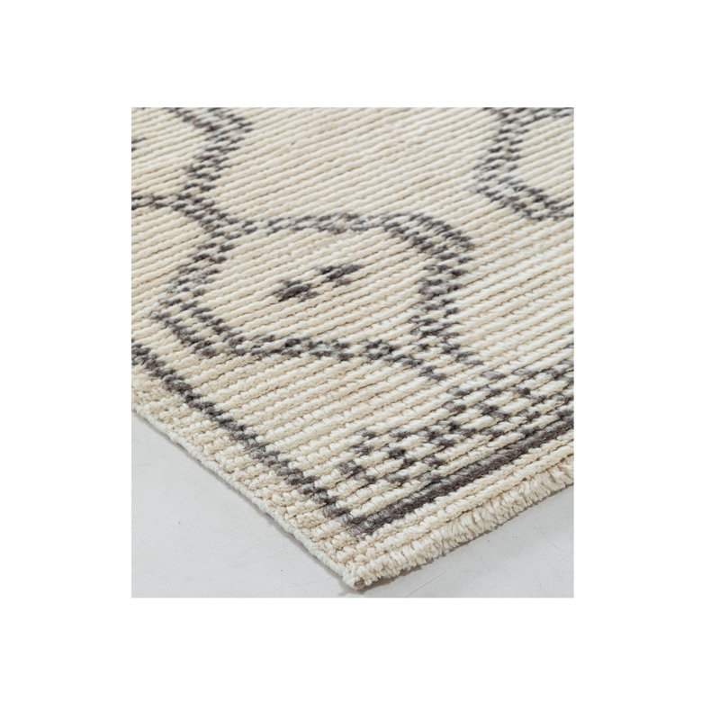 Cairo Wool Geometric Indoor Rug, Rectangle 9' x 12'