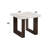 Edwyn Natural Marble Top End Table
