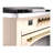 ILVE Nostalgie II Series 60 inch Dual Fuel Range with 5 Sealed Burners, Griddle, Frenchtop (Glass Door)-98196727-98196825