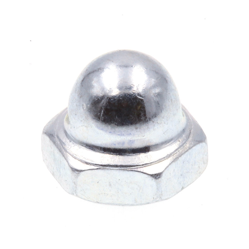 Prime-Line Acorn Cap Nuts, Silver, 3.65" H x 3.75" W x 0.4" D