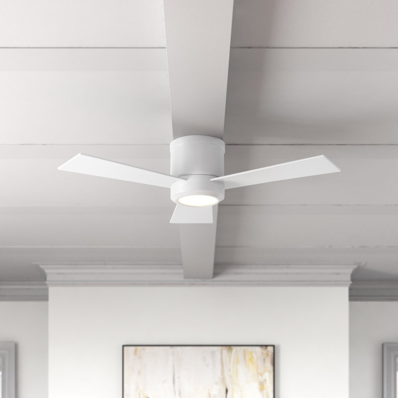 Rodrick Ceiling Fan with LED Lights, 42 inches, Matte White