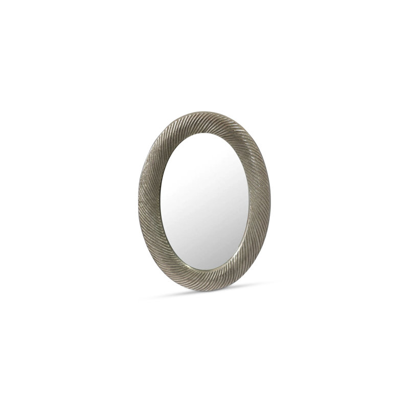 Constance Oval Aluminium Mirror