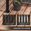 Brilea 2.97m x 3.97m Steel Pergola