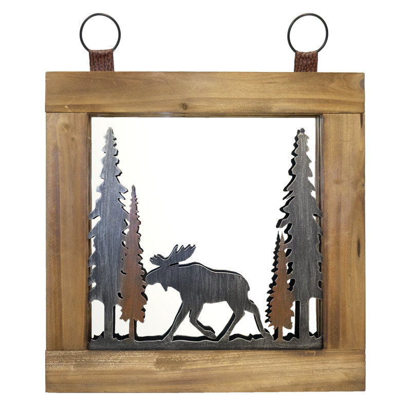 Miroir d'appoint en métal