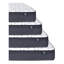 Matelas simple - Confort 11,5 po. Mousse pour une bonne nuit de sommeil. Double atténuation des couches moyennes. Soutient la durabilité. Support lombaire Marvelous Middle®. Système de ressorts bord à bord. Blanc et bleu 11,5 po