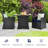Altherr 2 - Person Patio Dining Set with Rectangular Table , Cushions Included-1451223593-1451223595-1345020269