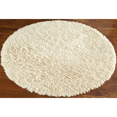 Delane Handwoven Wool Ivory Area Rug