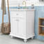 Meuble-lavabo en bois avec lavabo en céramique, tiroir et porte-1667455251