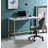 Midriaks White & Gold Finish Writing Desk W/USB (Not Including Office Chair)-1435311977