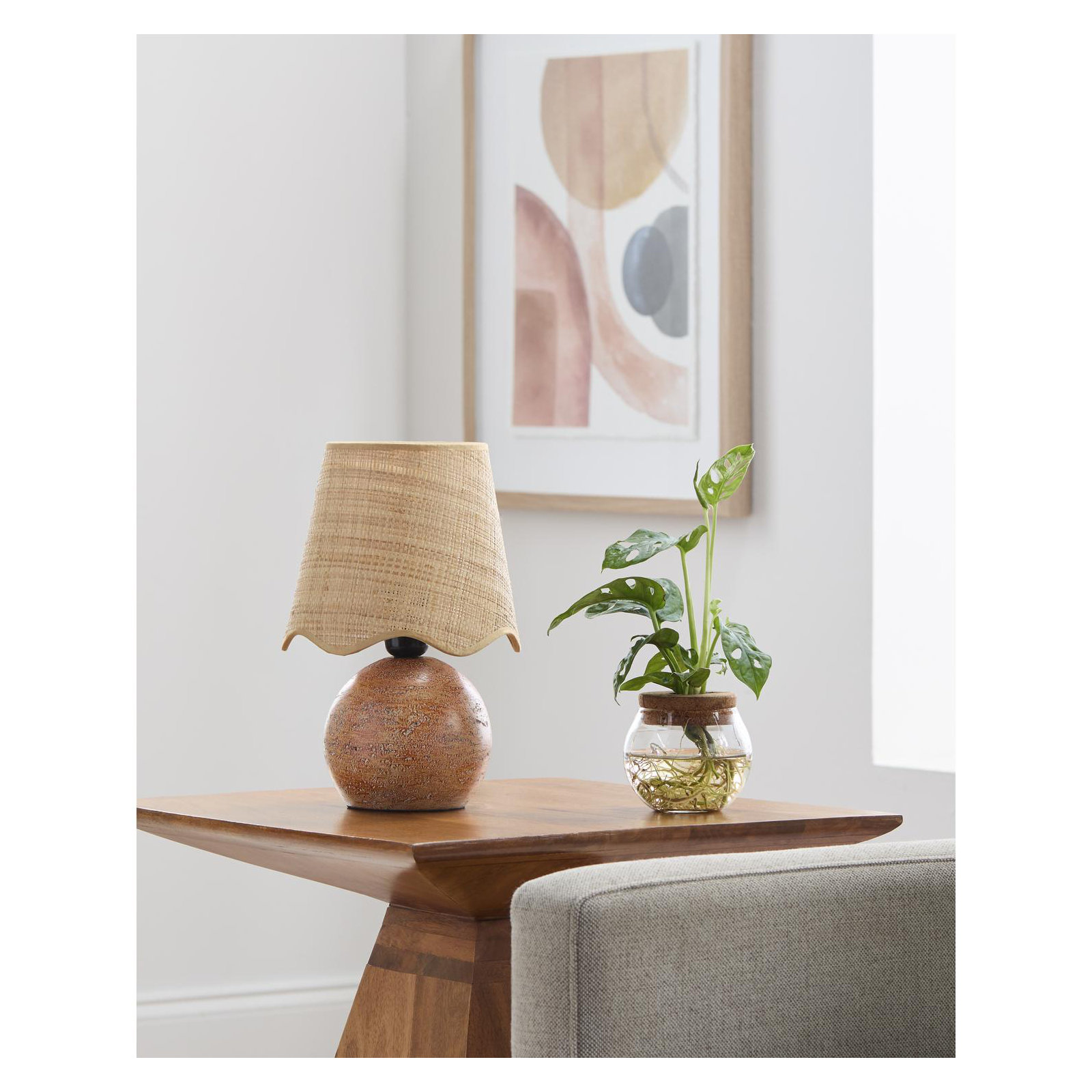 Margaret Accent Table Lamp, Red