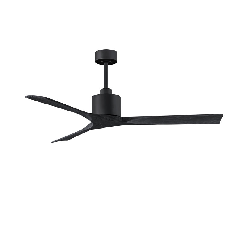 Nan 52" Ceiling Fan In Textured Bronze And Matte White Blades