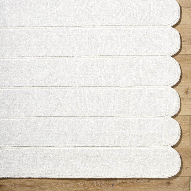 Hand Loomed Wool Indoor Rug, Novelty 5'7" x 6'