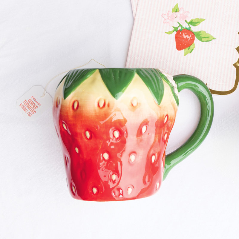 Tasse à café fraise