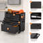 Coffre à outils roulant 34,3 po avec 6 tiroirs, organisateur d'armoire de garage mobile, armoire de rangement tous les tiroirs en métal pour les petites pièces et les outils, fabrication en acier robuste, noir