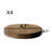 4 Pieces Solid Wood Round Decorative Wall & Display Shelf For Plants