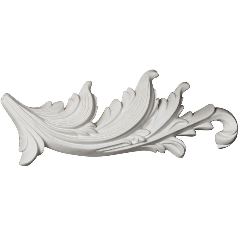 Robin 3.13'' H x 9.13'' W x 0.88'' D Urethane Onlay Scroll