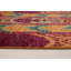 Tapis unique en laine noué à la main style Chobi des années 2010 de 7 pi 10 po x 9 pi 10 po mauve Kali