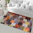 Chic Non-Woven Printed Rug with Intricate Floral Design and Soft Colors Ideal for Any Living Space-126119126