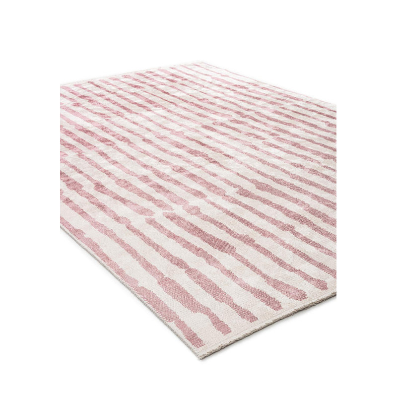 Ramin Abstract Hand Loom Indoor / Outdoor Area Rug, Rectangle 5'3" x 7'6"