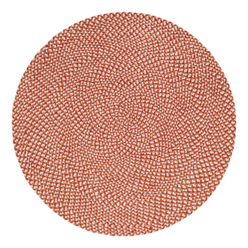  Tapis en jute tressé Tweed, Rond 3 pi 1 po