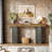 63" Long Entryway Table, Farmhouse Console Table-2126280687