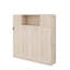 Grand lit escamotable avec armoires de rangement-1869629255