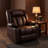 40" Wide 3-Motor Power Lift Recliner With Heat And Massage, Leather Upholstered Chair With Independent Head Back & Foot Adjustment-1927435711