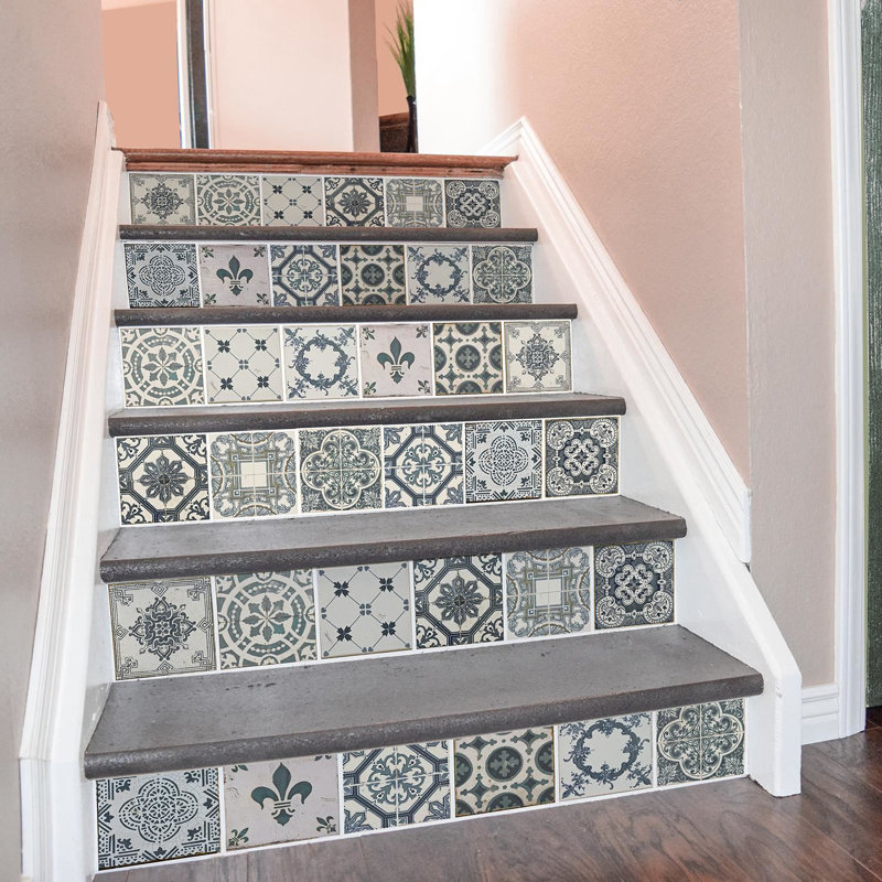 Emily-Mai 15cm W x 15cm L PVC Peel and Stick Mosaic Tile