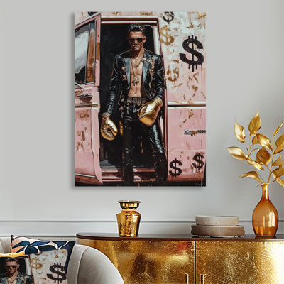 Boxer mâle, art mural «Boss Man»